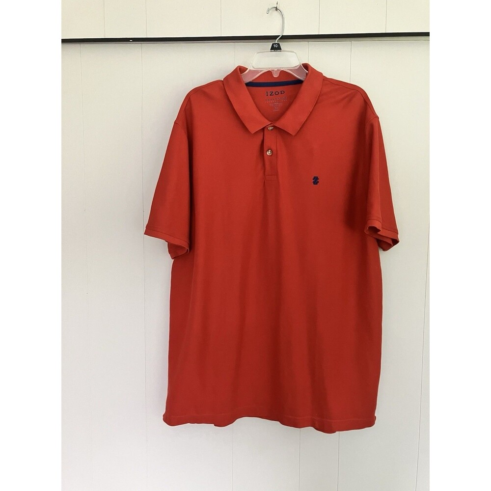 IZOD Advantage Performance Stretch Polo Golf Shirt Men’s Size XXL Burnt Orange